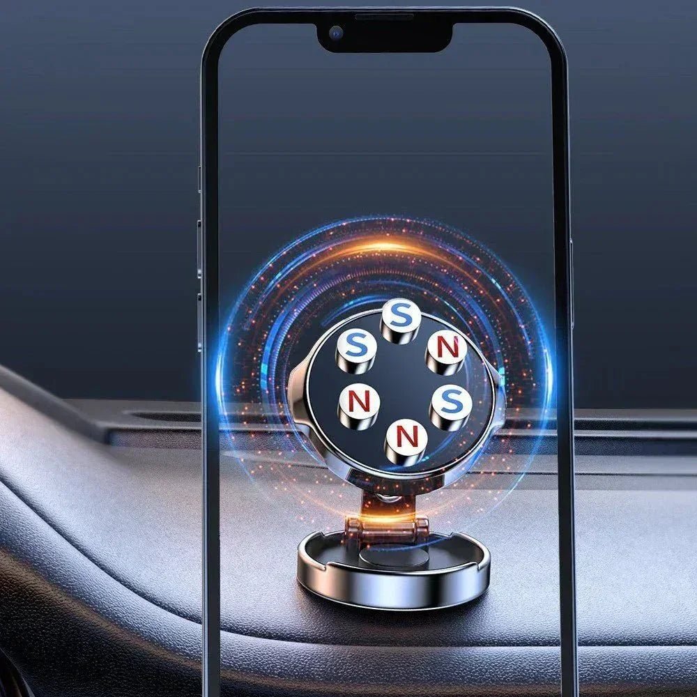 Adjustable Car Phone Holder | Magnetic Phone Stand - shopping-spot