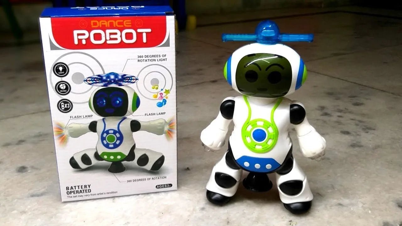 Dancing Robot With Lights & Speaker + 360 Degree Moving Function - shopping-spot