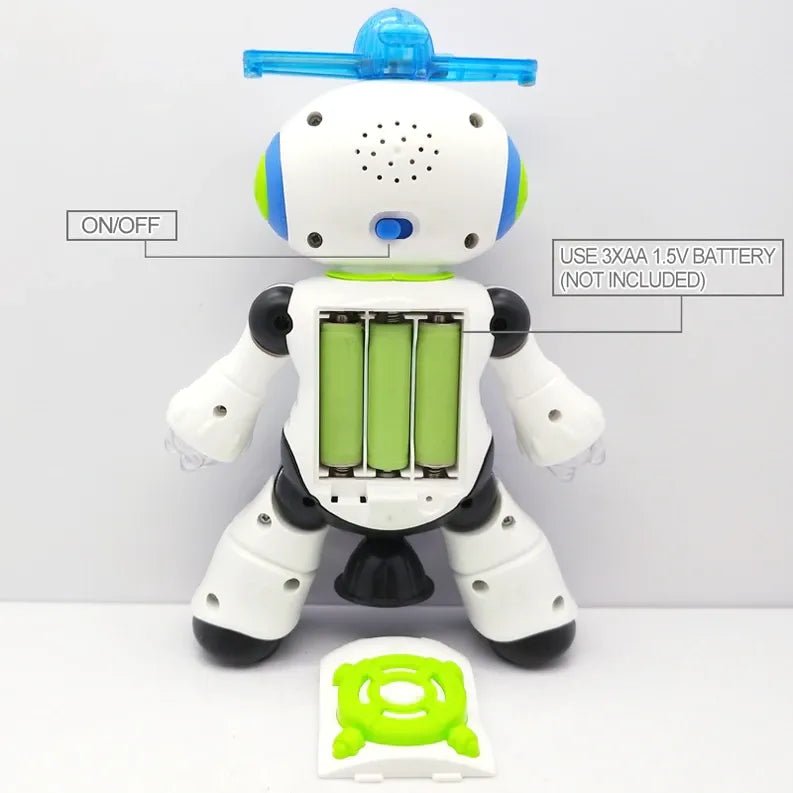 Dancing Robot With Lights & Speaker + 360 Degree Moving Function - shopping-spot