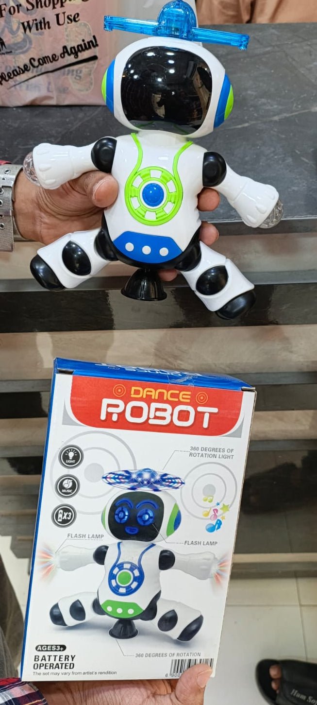Dancing Robot With Lights & Speaker + 360 Degree Moving Function - shopping-spot