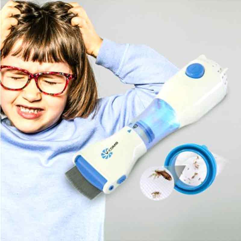 Electric Head Lice Comb | V Comb Anti Lice Machine - shopping-spot