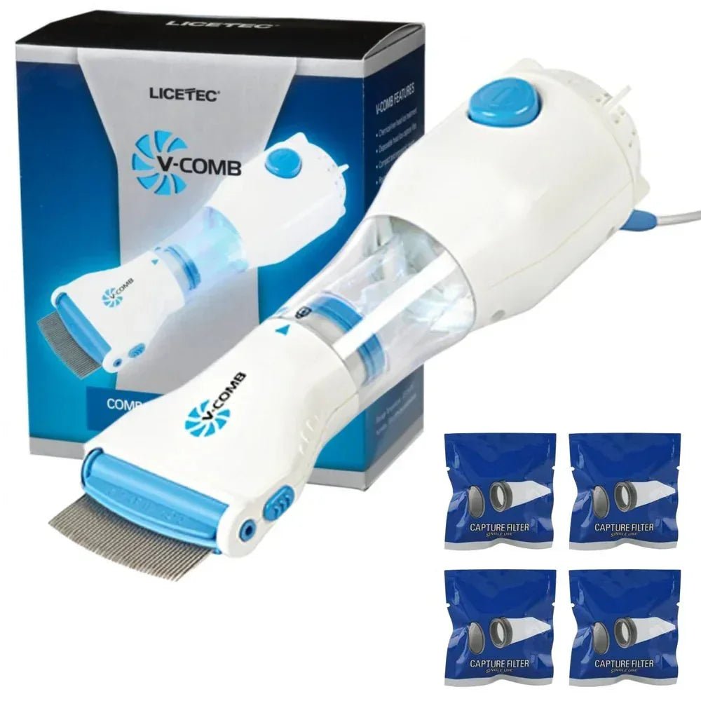 Electric Head Lice Comb | V Comb Anti Lice Machine - shopping-spot