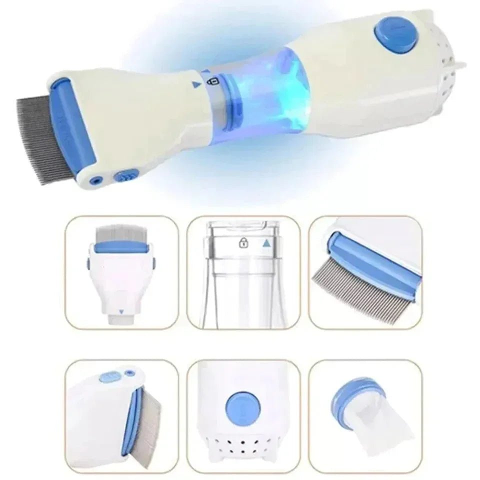 Electric Head Lice Comb | V Comb Anti Lice Machine - shopping-spot