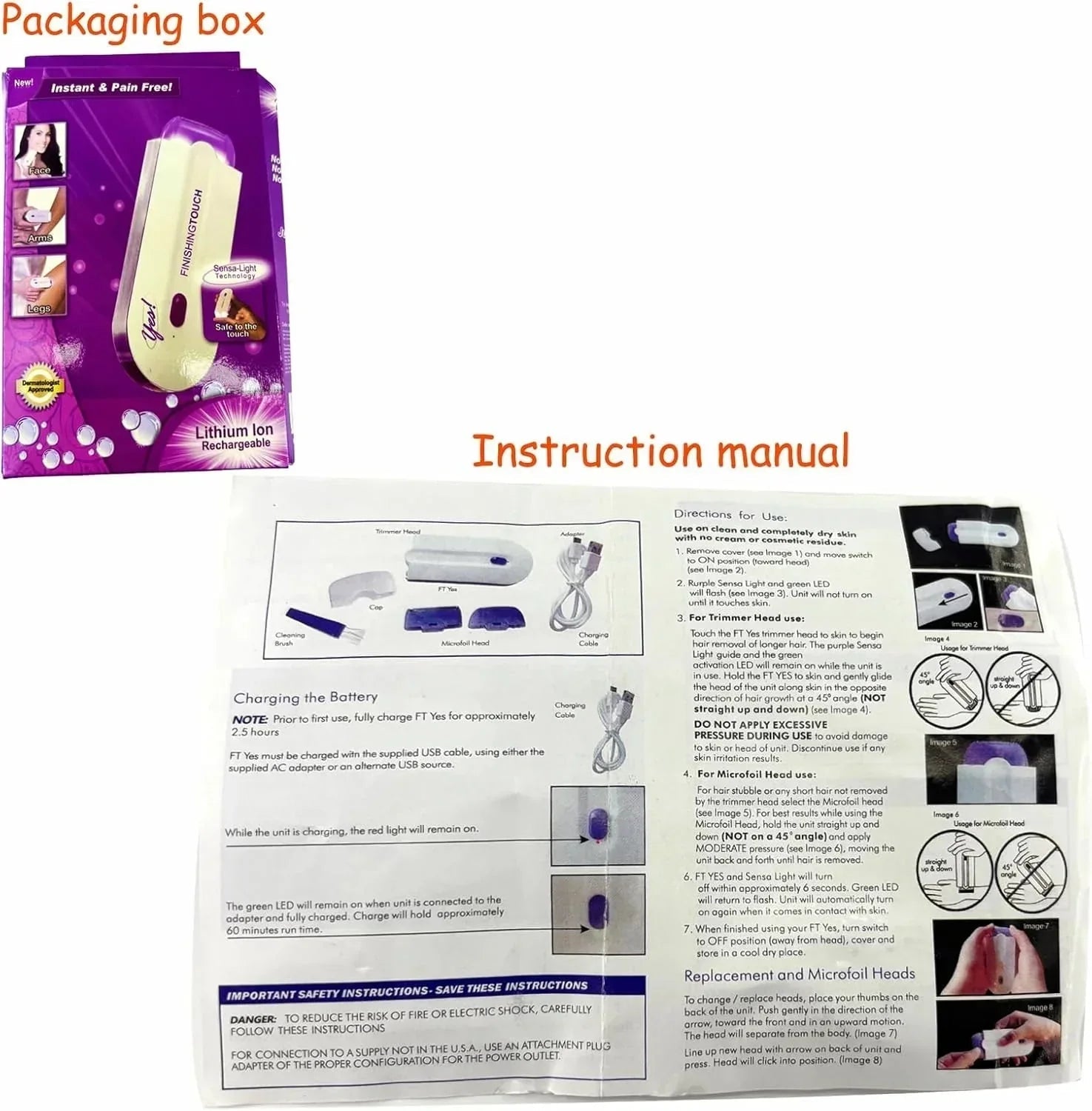 FINISHING TOUCH Instant Pain Free Hair Remover - shopping-spot