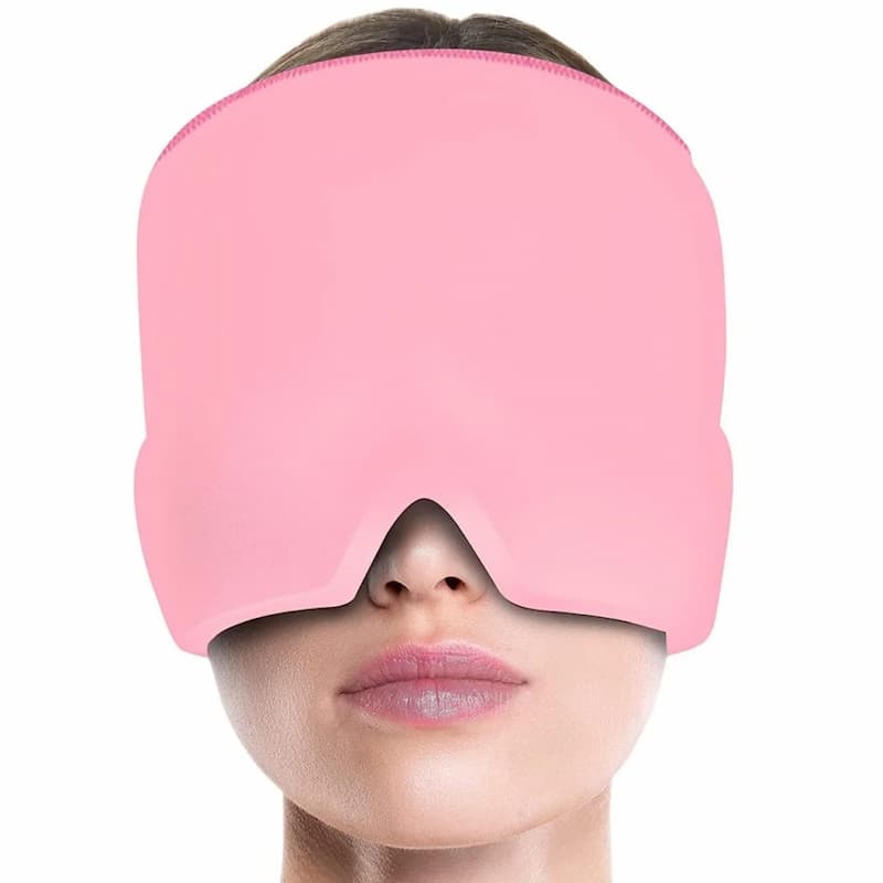 Headache Relief Gel Cap Hot Cold Therapy | Migraine, Tension, Stress, Sinus, & Puffy Eyes Pain Relief - shopping-spot