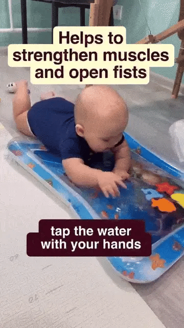 Inflatable Tummy Time Mat Premium Baby Water Play Mat - shopping-spot