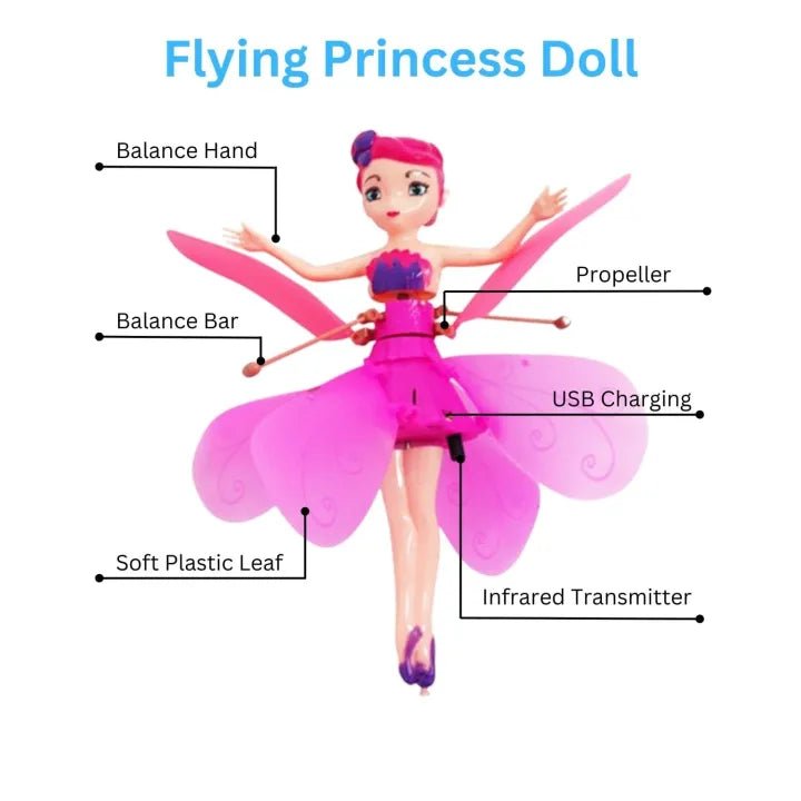 Magic Flying Fairy Princess Doll - shopping-spot