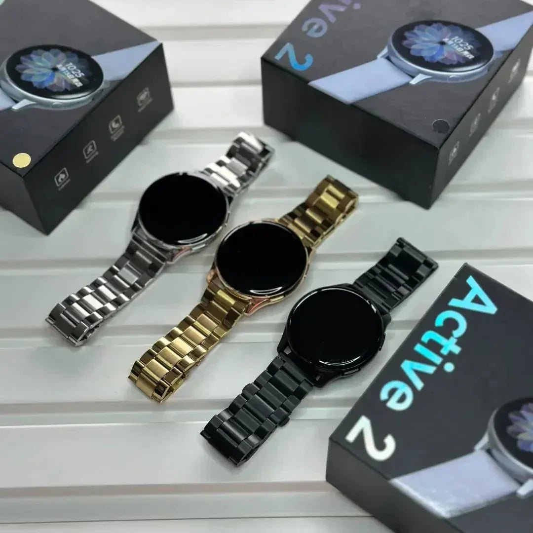 Samsung Active 2 Smartwatch: Chain & Silicone Strap Combo - shopping-spot