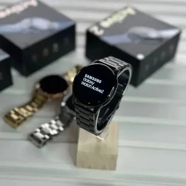 Samsung Active 2 Smartwatch: Chain & Silicone Strap Combo - shopping-spot